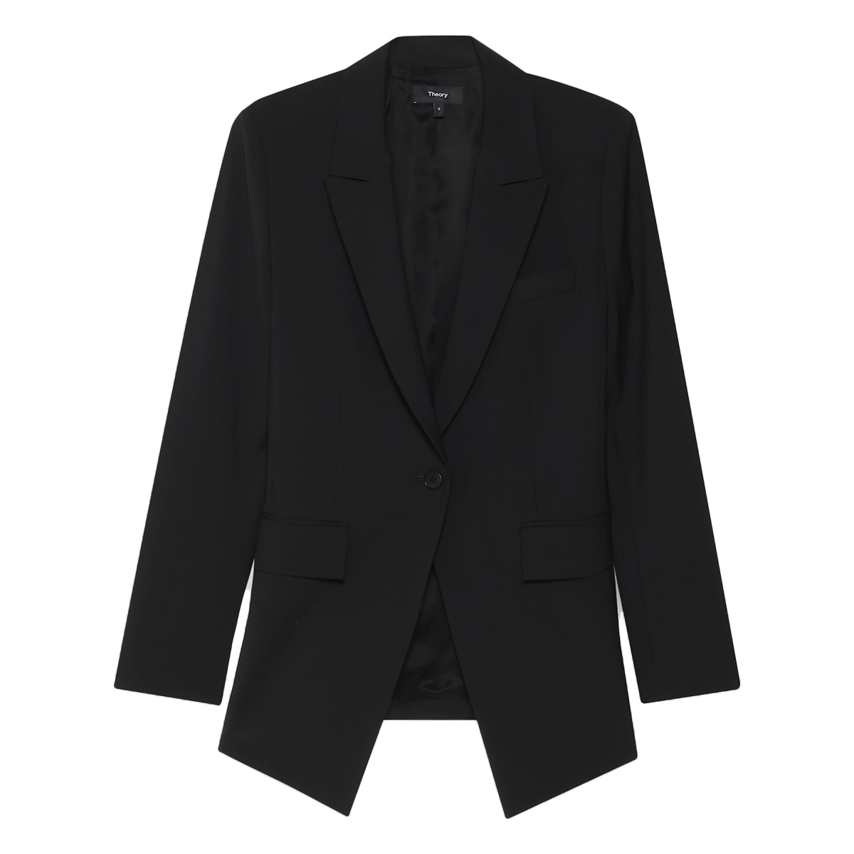 ウールのシングルジャケット