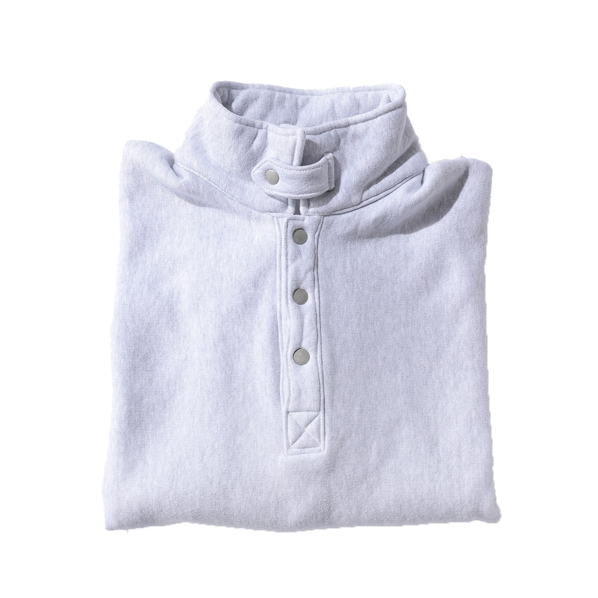 YLÈVEのハーフジップスウェット