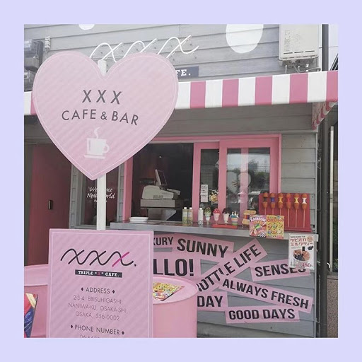 大阪で人気のピンクカフェ Triple X Cafeのタピオカボトルがインスタ映え Magacol